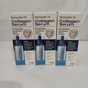 3 Dermactin-TS Anti-Wrinkle Skin Serum Collagen 1oz New In Box